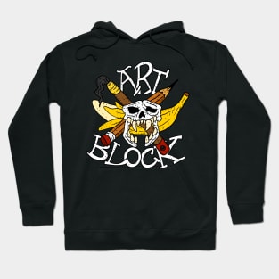 art block, the artist struggle, now as band logo. Hoodie